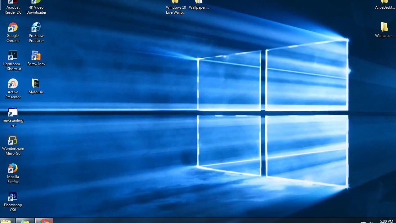 windows 10 Live wallpaper screenshot